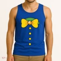 Clown Costume Lazy Diy Halloween Funny Horror Circus Party Funny Gift Tank Top thumb 3