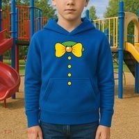 Clown Costume Lazy Diy Halloween Funny Horror Circus Party Funny Gift Kids Hoodie thumb 2