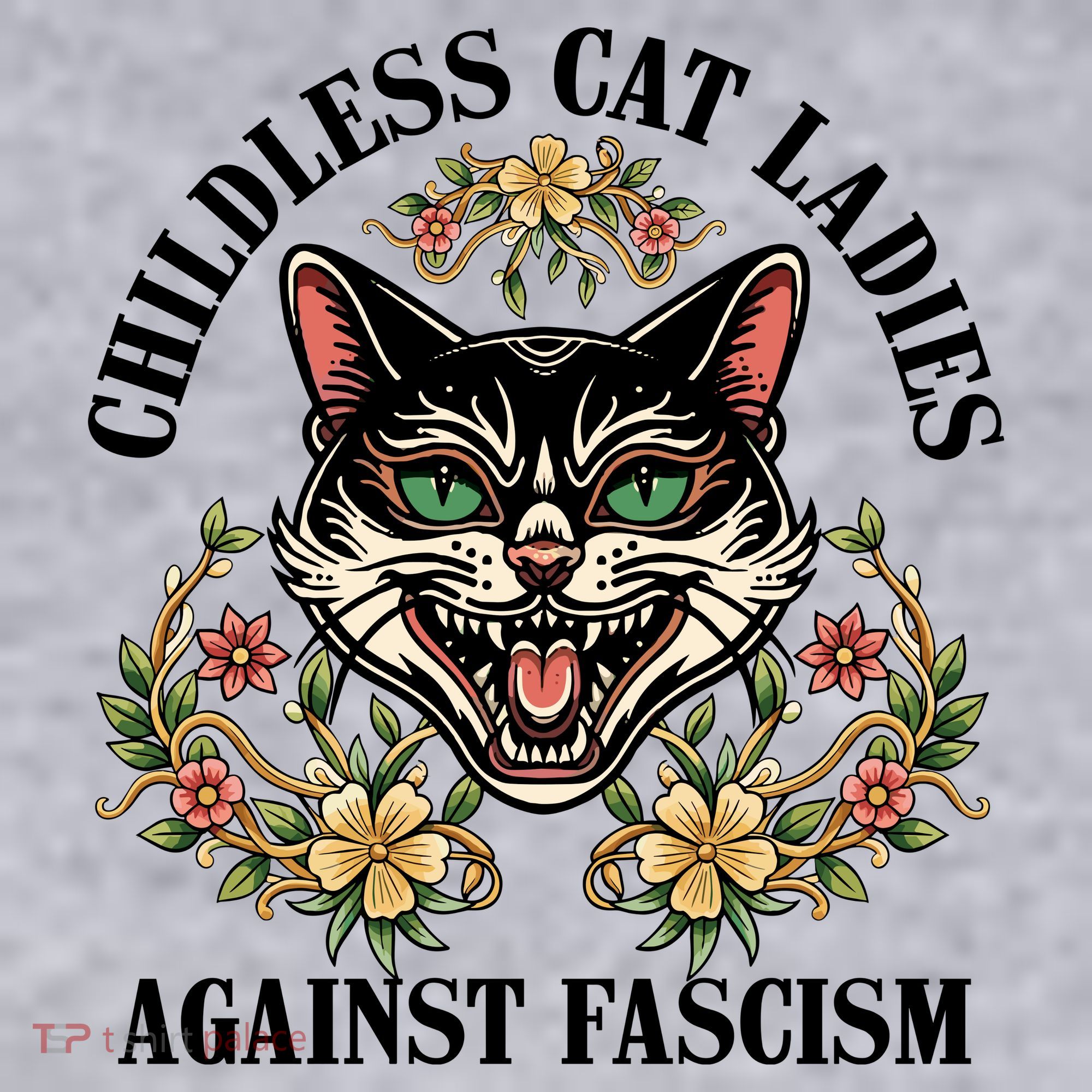 Childless Cat Ladies Against Fascism Women's Sweatshirt