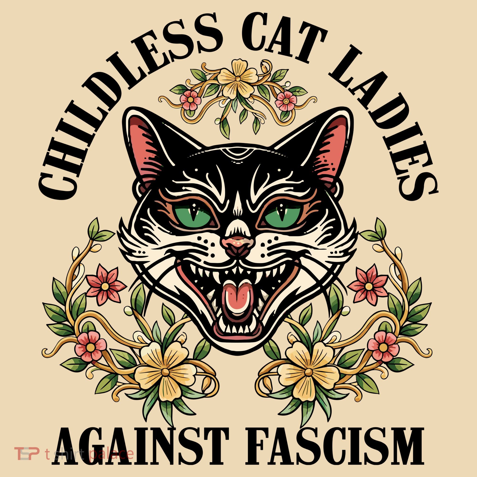 Childless Cat Ladies Against Fascism Tote Bag