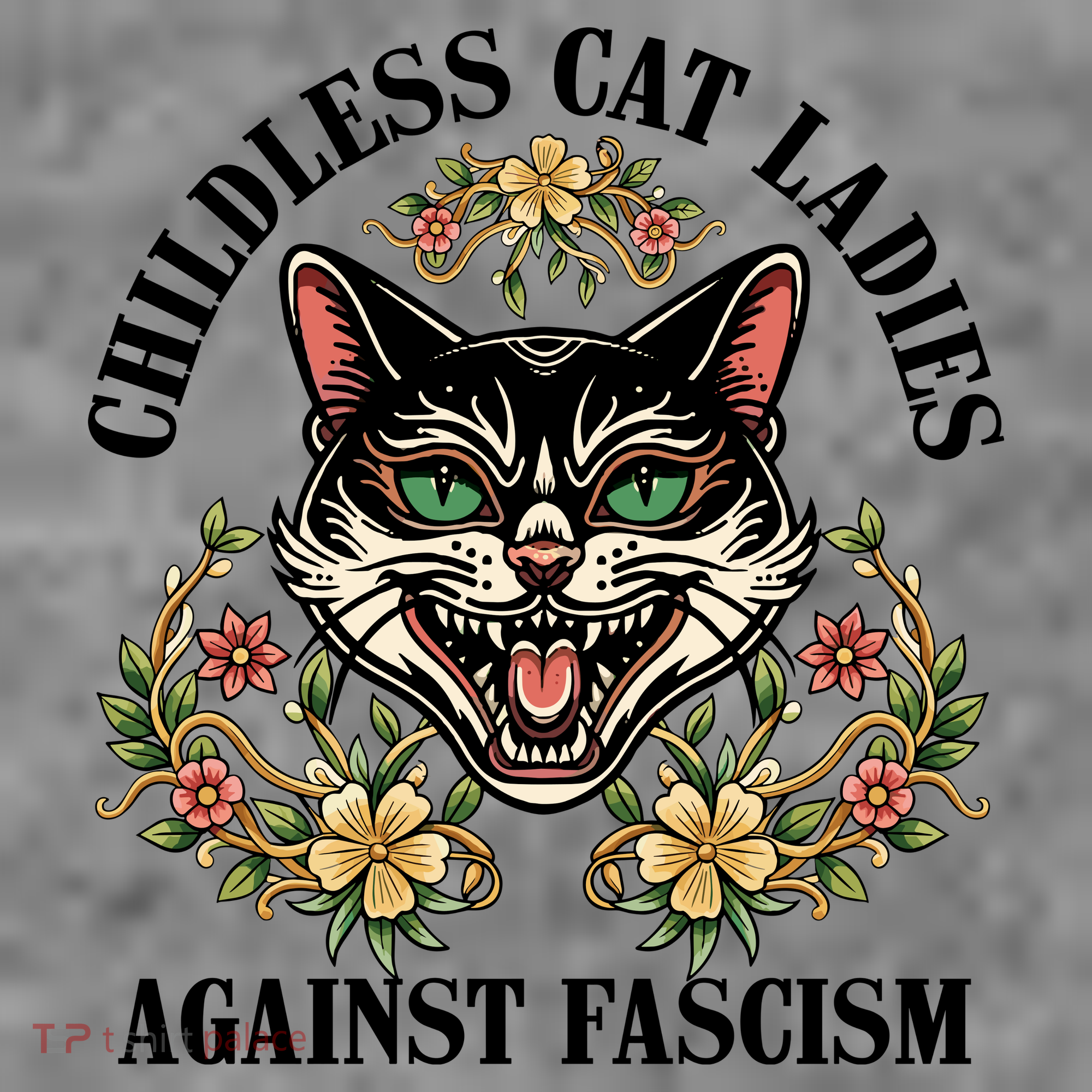 Childless Cat Ladies Against Fascism Toddler Hoodie