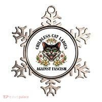 Childless Cat Ladies Against Fascism Ornament thumb 0