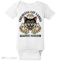 Childless Cat Ladies Against Fascism Baby Bodysuit thumb 0