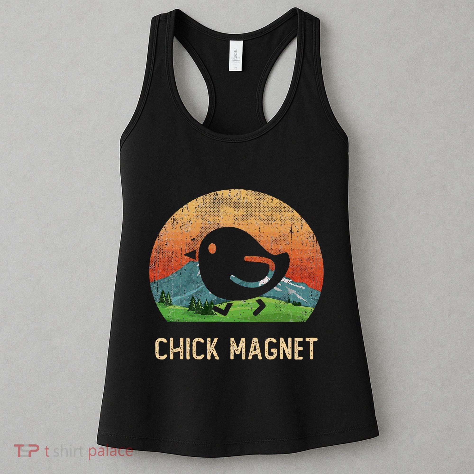 Cool Chick Magnet I Just Freaking Love Chicken Farm Women's Tank Top