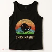 Cool Chick Magnet I Just Freaking Love Chicken Farm Tank Top thumb 2