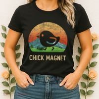 Cool Chick Magnet I Just Freaking Love Chicken Farm Women's T-Shirt thumb 2