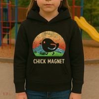Cool Chick Magnet I Just Freaking Love Chicken Farm Kids Hoodie thumb 3