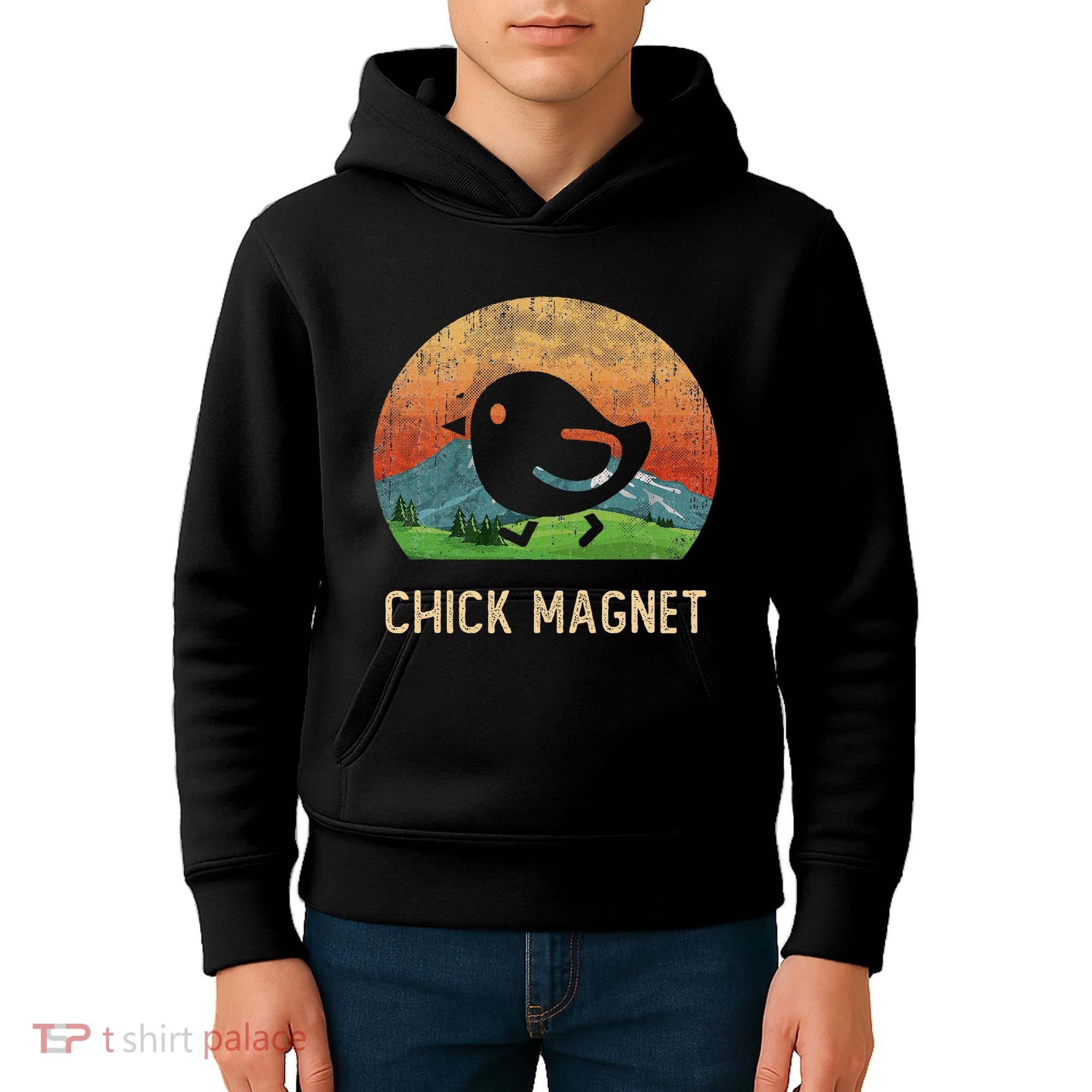 Cool Chick Magnet I Just Freaking Love Chicken Farm Kids Hoodie