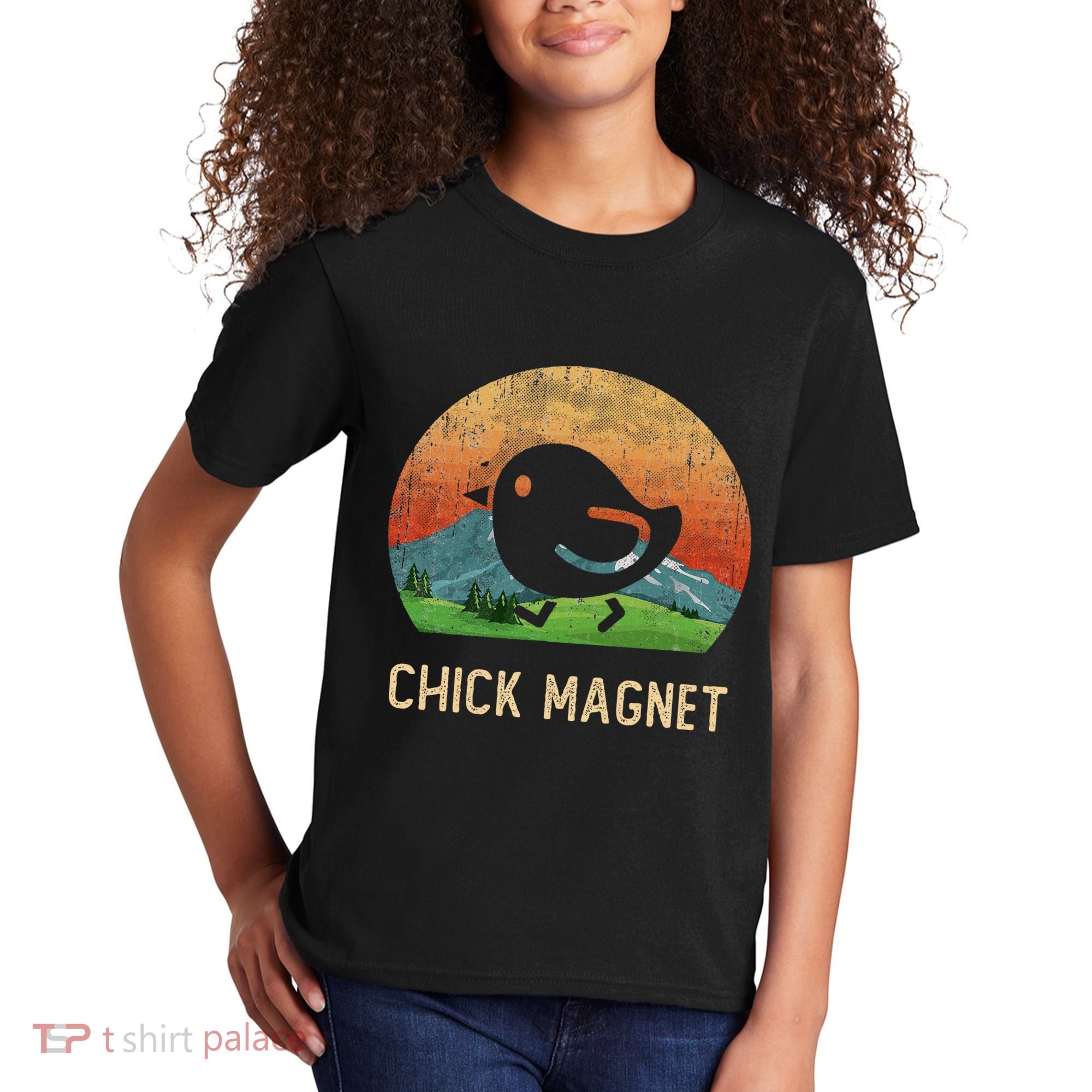 Cool Chick Magnet I Just Freaking Love Chicken Farm Kids T-Shirt