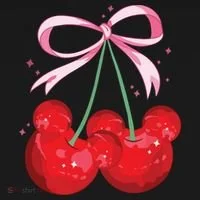 Coquette Cherry Mouse Ears Bow Princess Theme Park Doggie Tank thumb 4