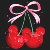 Coquette Cherry Mouse Ears Bow Princess Theme Park Golf Towel thumb 3