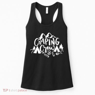 Camping Crew Mountain Women's Tank Top