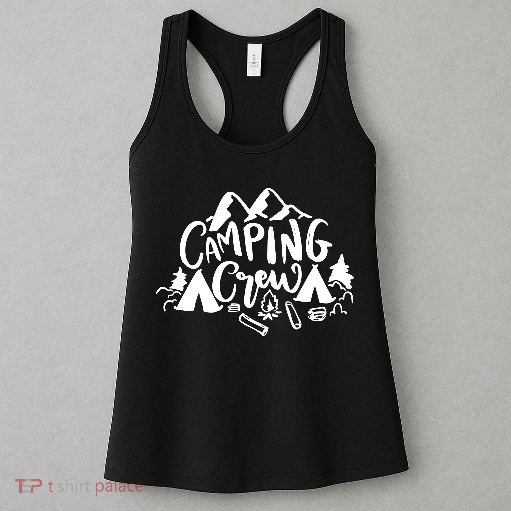 Camping Crew Mountain Women's Tank Top