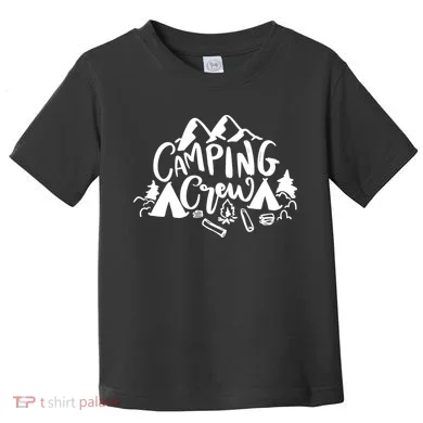 Camping Crew Mountain Toddler T-Shirt