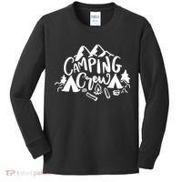 Camping Crew Mountain Kids Long Sleeve Shirt thumb 0
