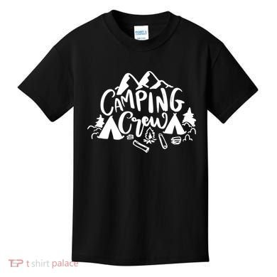 Camping Crew Mountain Kids T-Shirt