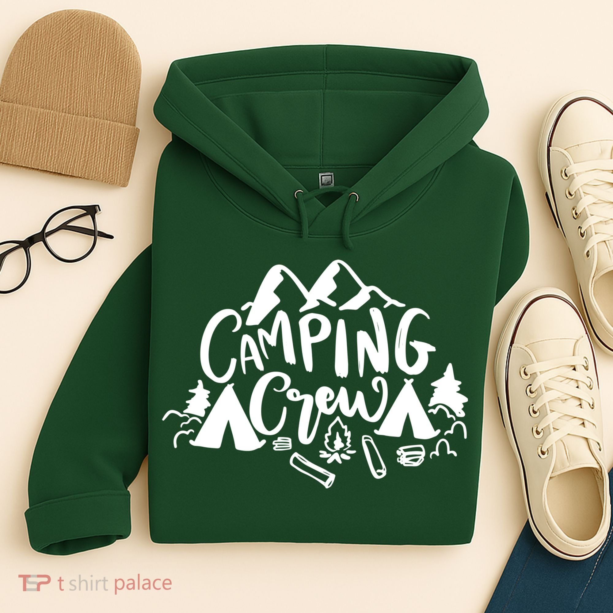 Camping Crew Mountain Hoodie