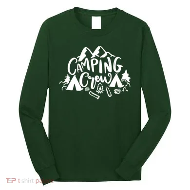 Camping Crew Mountain Long Sleeve Shirt