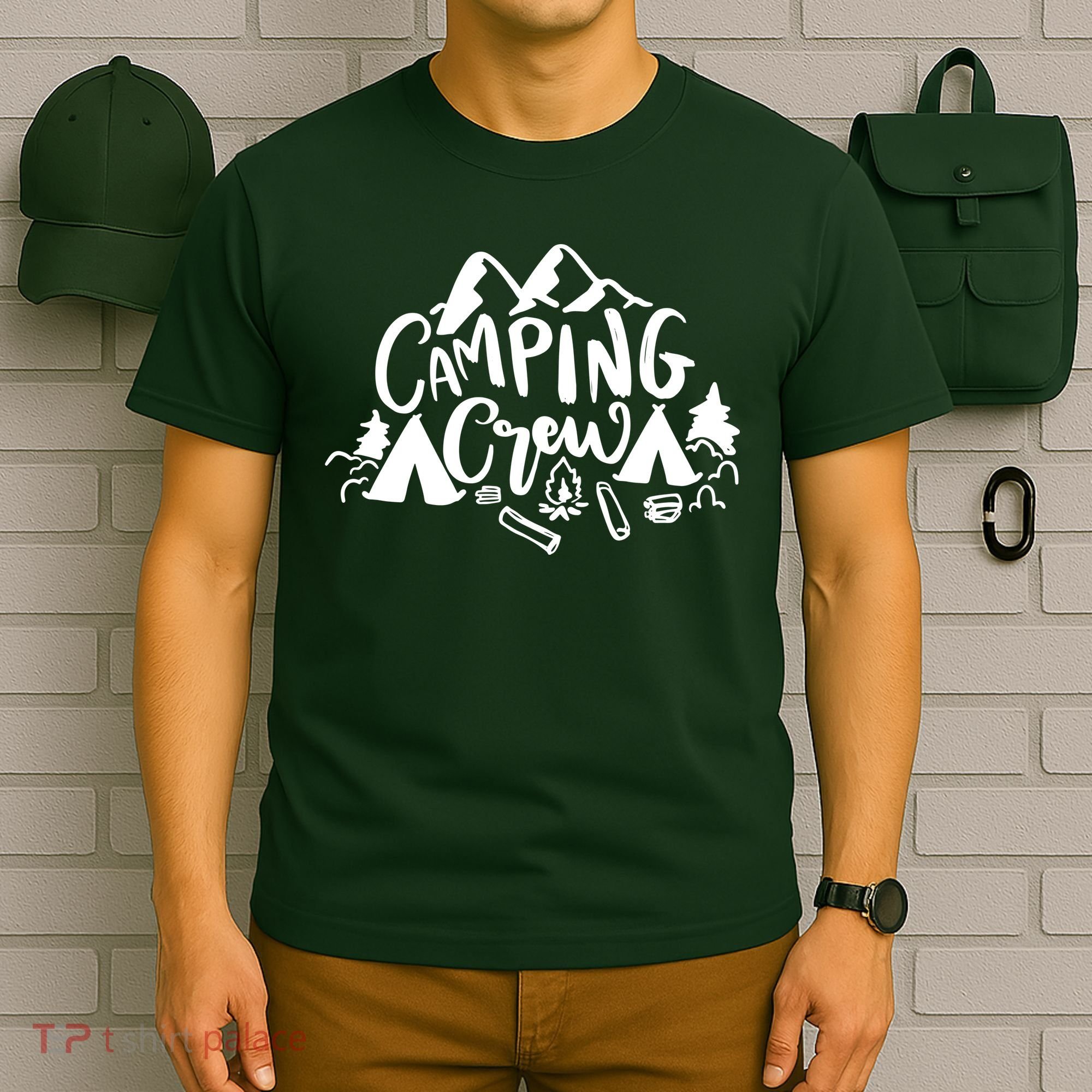 Camping Crew Mountain T-Shirt