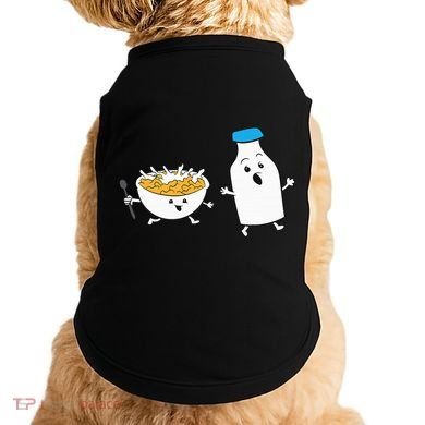 Cereal Chasing Milk Cornflakes Breakfast Cereal Doggie Tank
