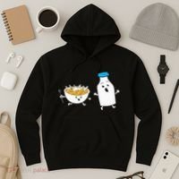 Cereal Chasing Milk Cornflakes Breakfast Cereal Hoodie thumb 3