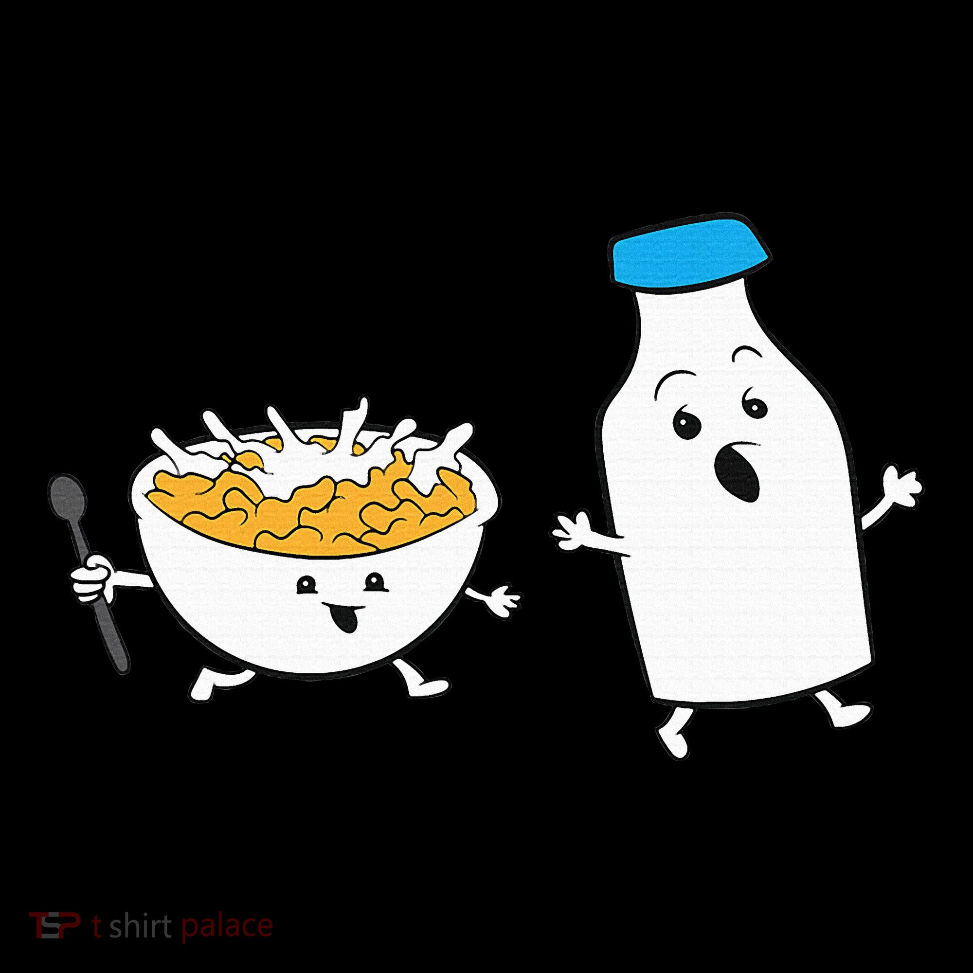 Cereal Chasing Milk Cornflakes Breakfast Cereal Hoodie
