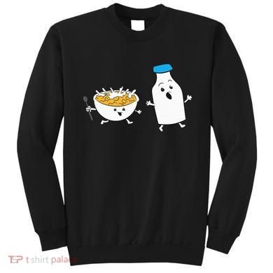 Cereal Chasing Milk Cornflakes Breakfast Cereal Sweatshirt