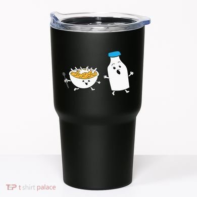 Cereal Chasing Milk Cornflakes Breakfast Cereal Tumbler