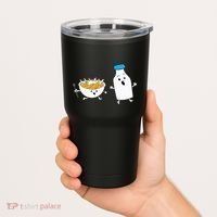 Cereal Chasing Milk Cornflakes Breakfast Cereal Tumbler thumb 2
