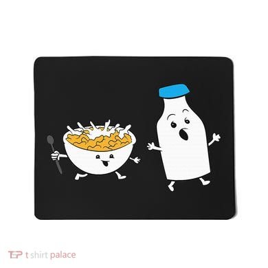 Cereal Chasing Milk Cornflakes Breakfast Cereal Mousepad