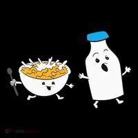 Cereal Chasing Milk Cornflakes Breakfast Cereal Tank Top thumb 6