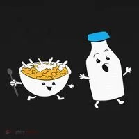 Cereal Chasing Milk Cornflakes Breakfast Cereal Women's T-Shirt thumb 6