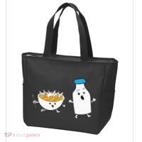 Cereal Chasing Milk Cornflakes Breakfast Cereal Tote Bag thumb 3