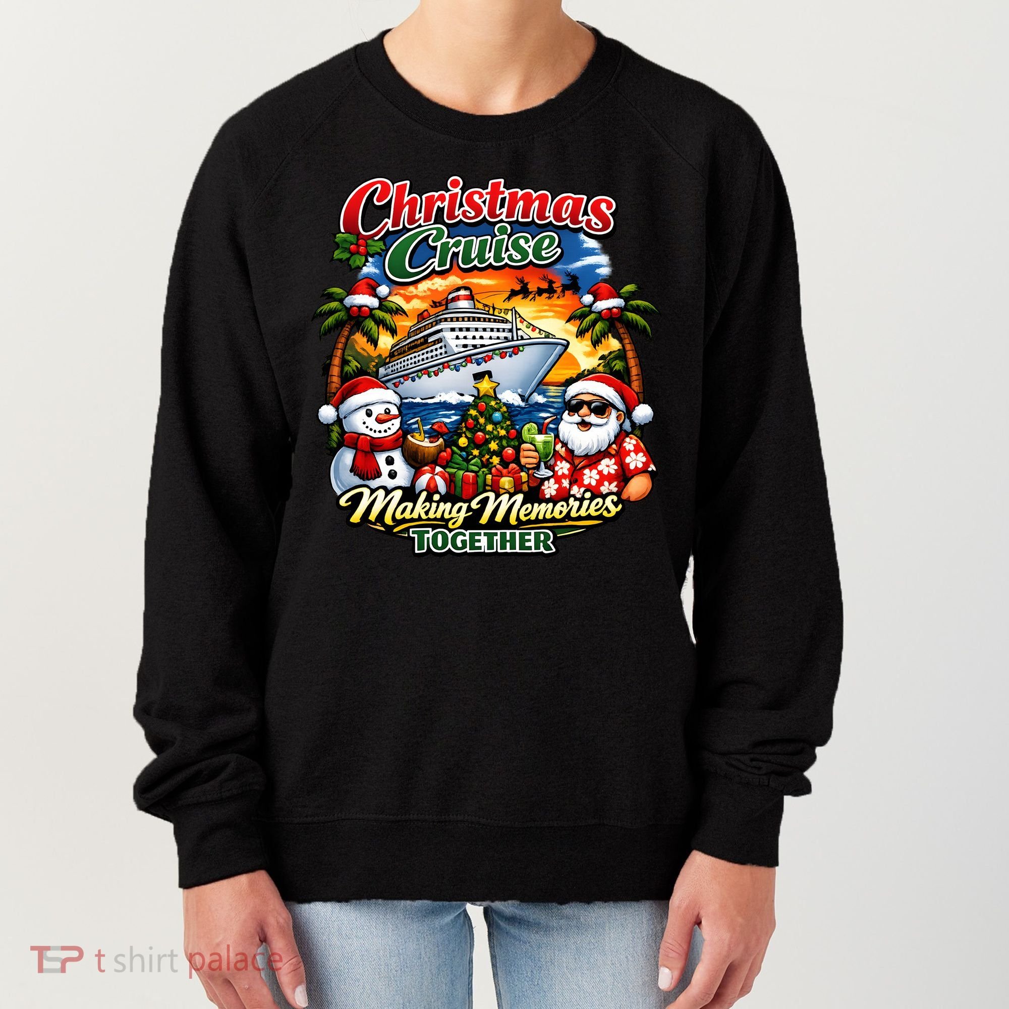 Christmas Cruise Making Memories Together Women's Sweatshirt