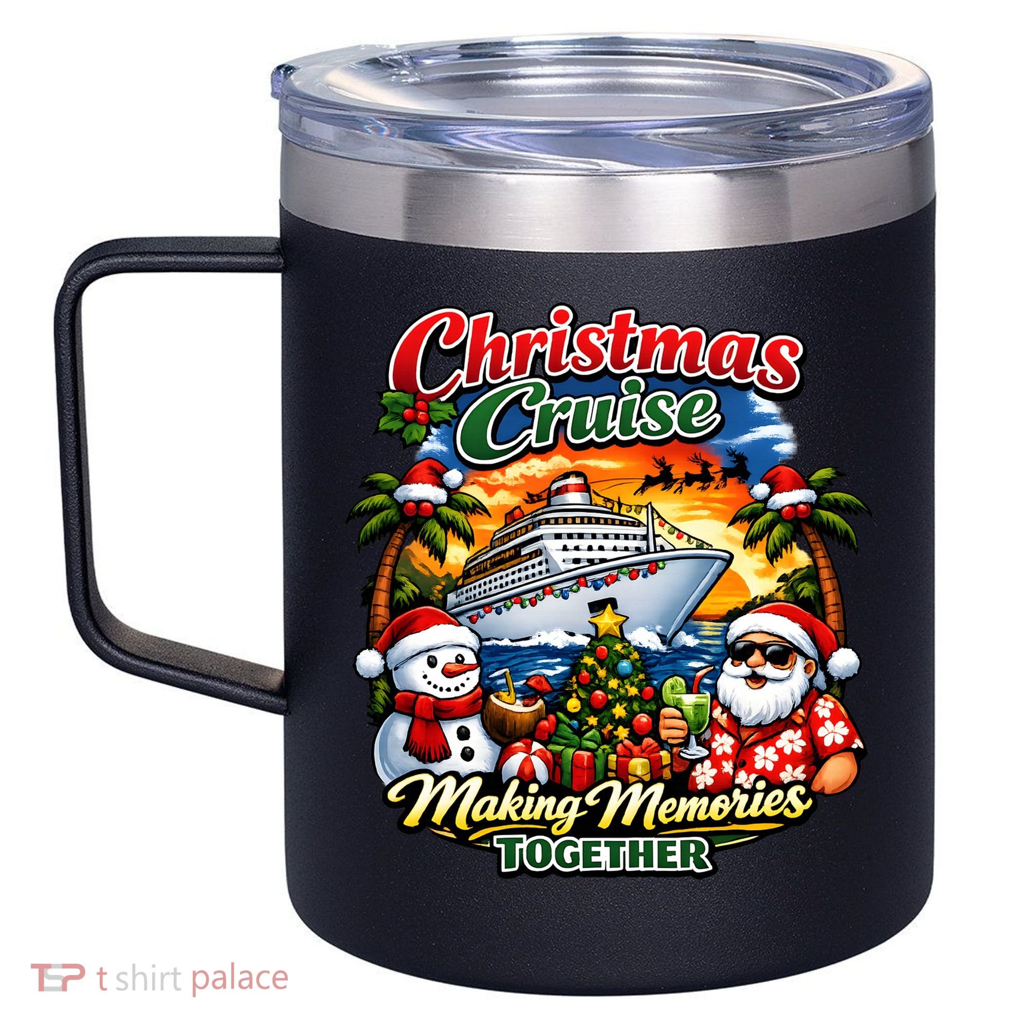 Christmas Cruise Making Memories Together 12oz Stainless Steel Coffee Mug