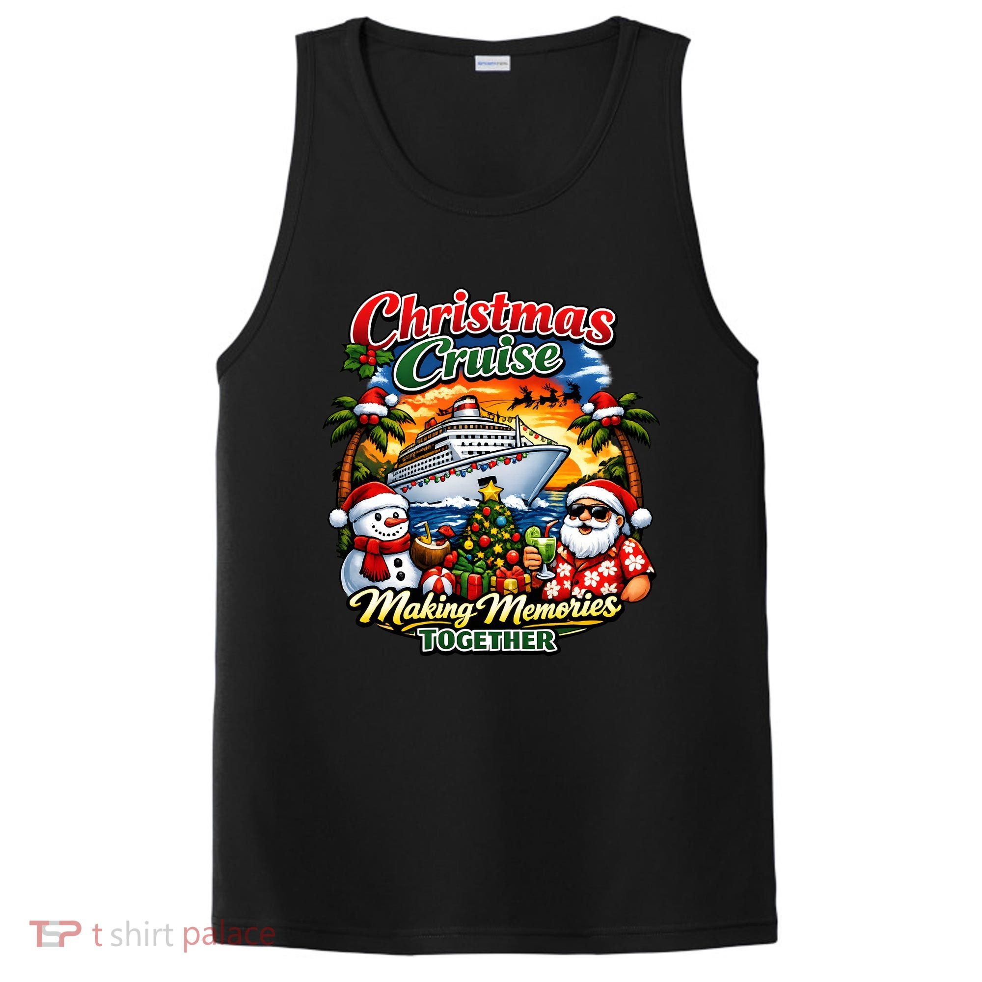 Christmas Cruise Making Memories Together PosiCharge Competitor Tank