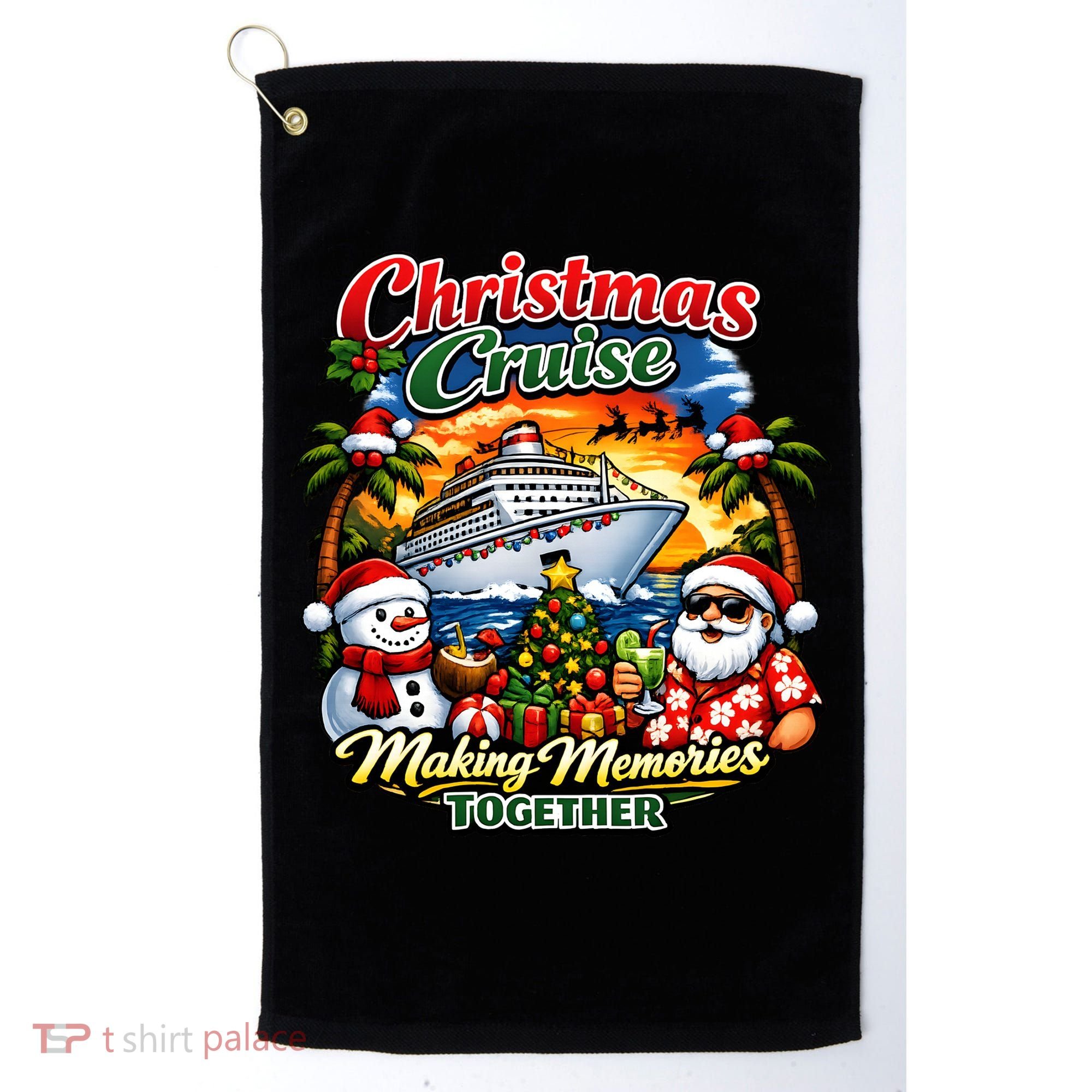 Christmas Cruise Making Memories Together Golf Towel