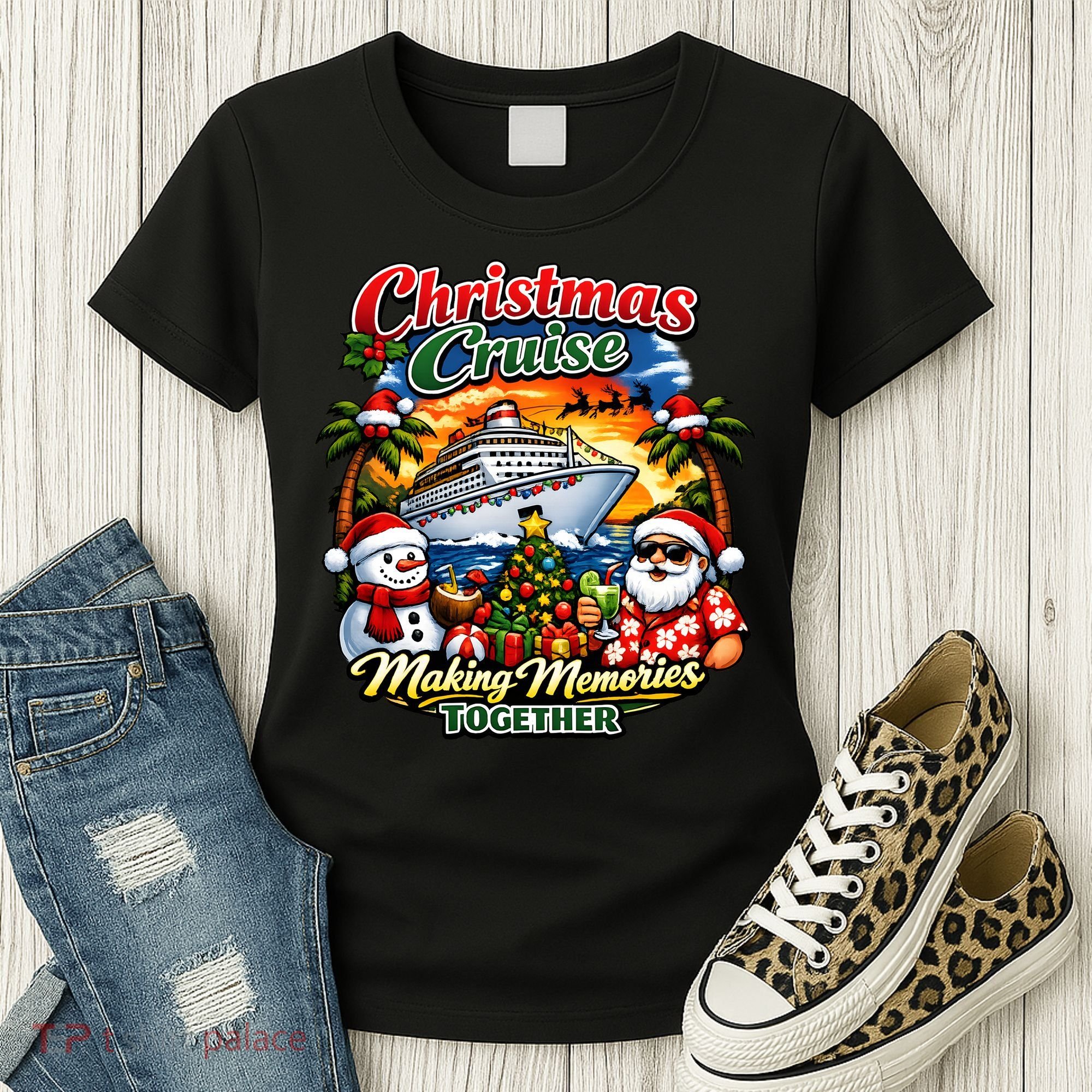 Christmas Cruise Making Memories Together Women's T-Shirt