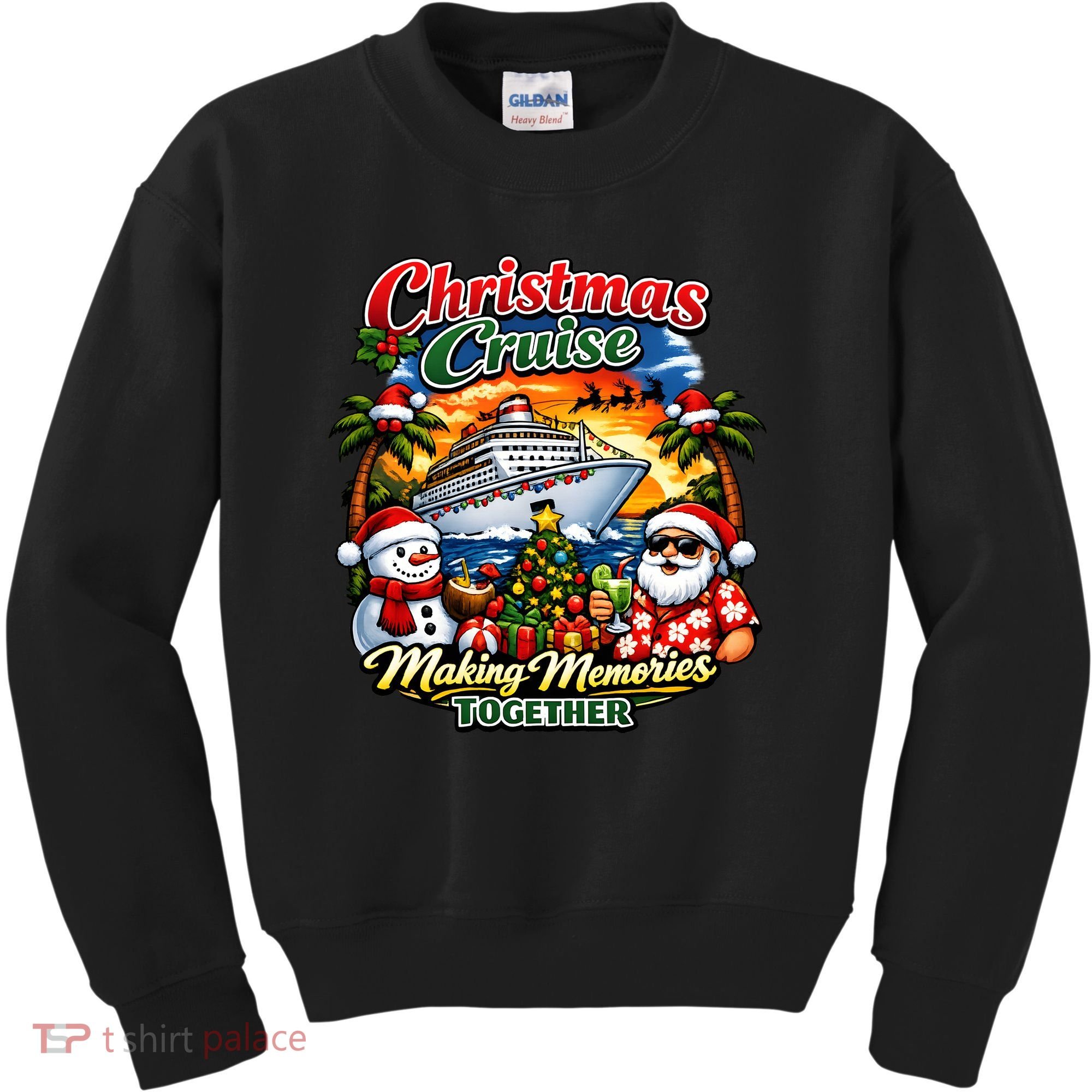 Christmas Cruise Making Memories Together Kids Sweatshirt