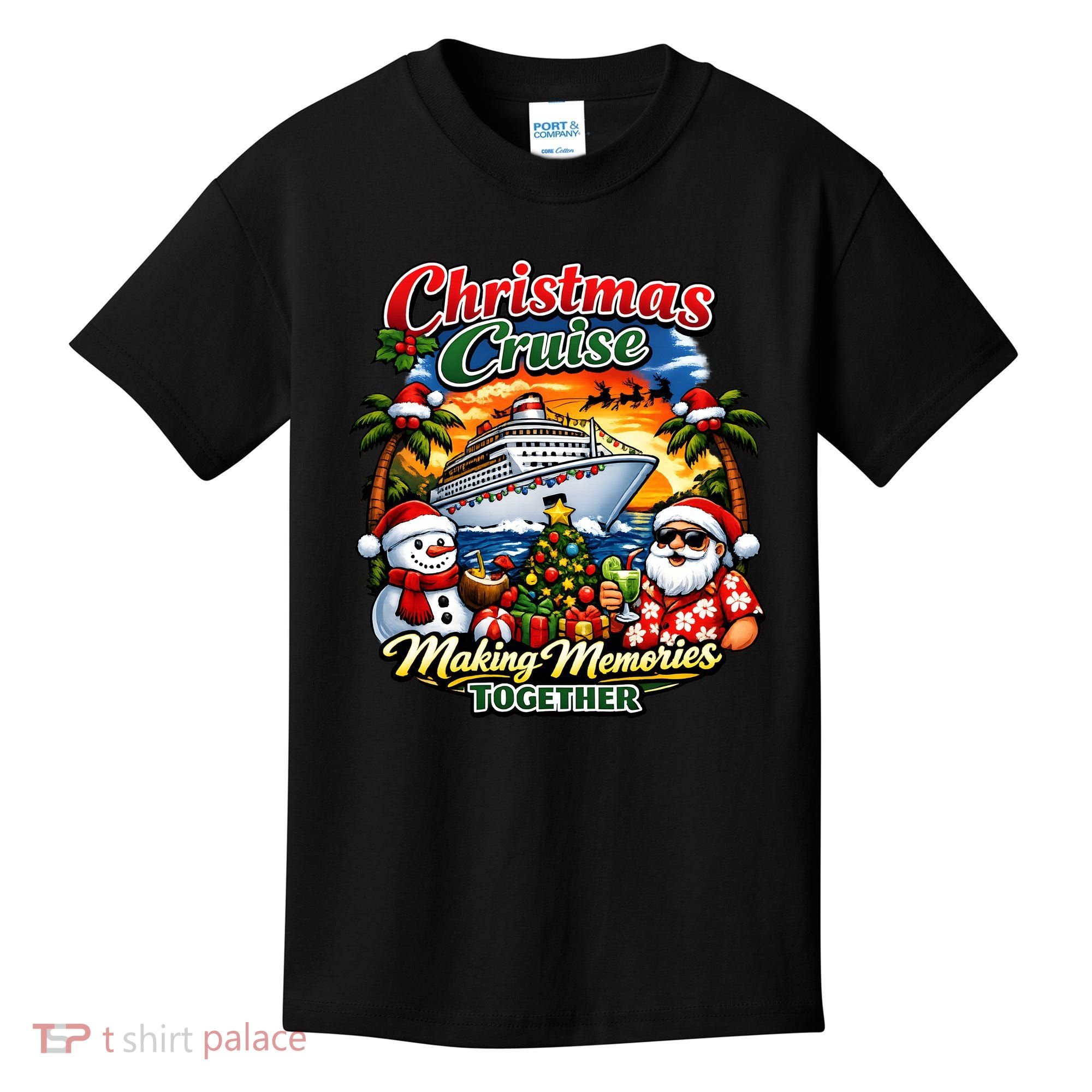 Christmas Cruise Making Memories Together Kids T-Shirt