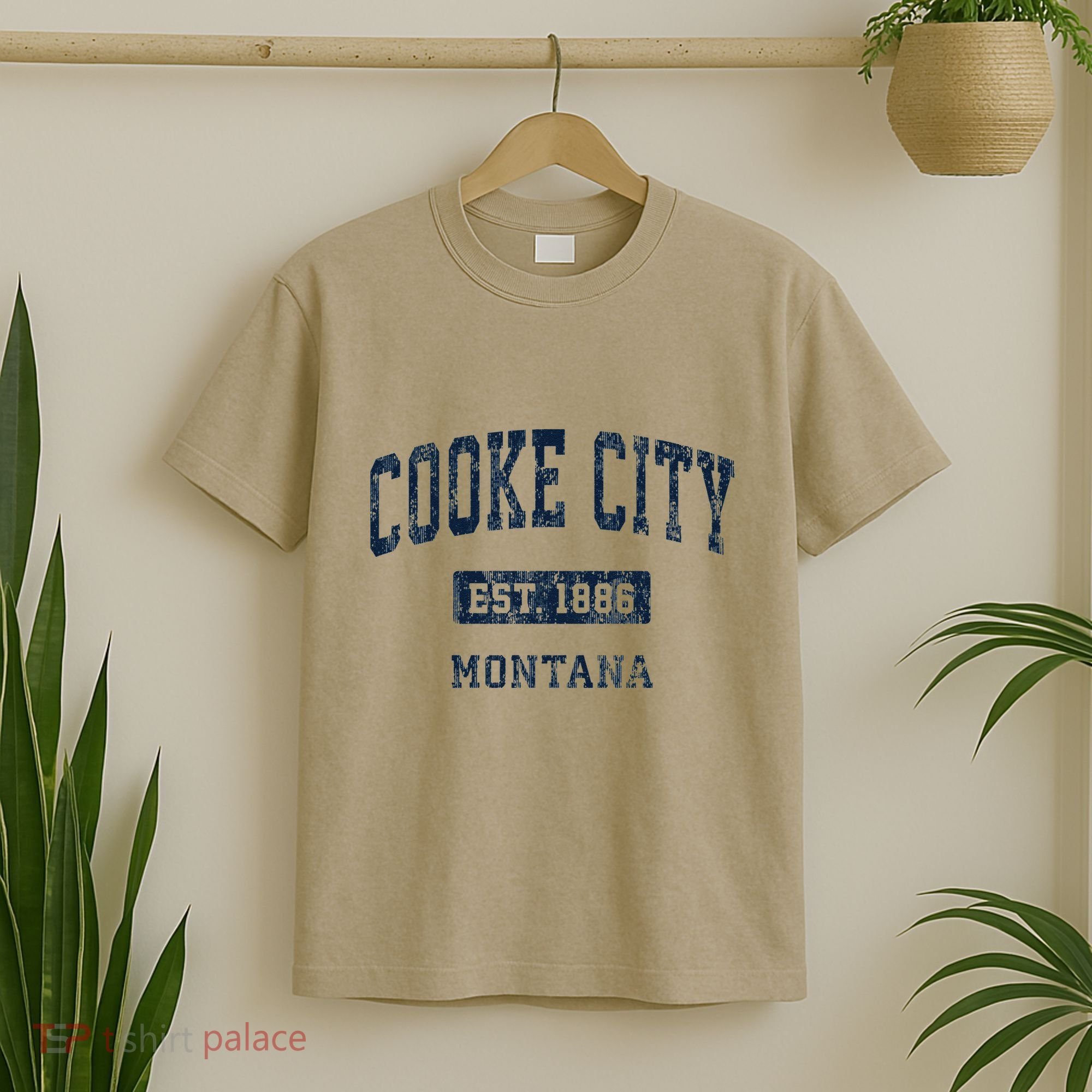Cooke City Montana Mt Vintage Established T-Shirt
