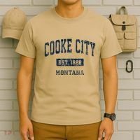 Cooke City Montana Mt Vintage Established T-Shirt thumb 6