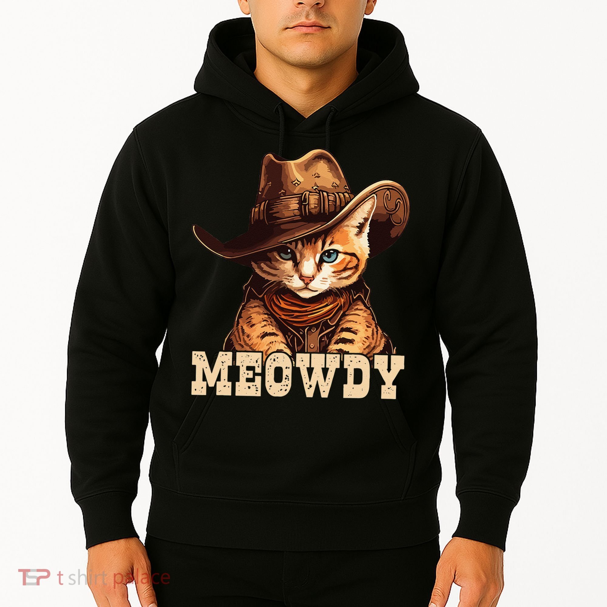 Cowboy Cat Meowdy Hoodie