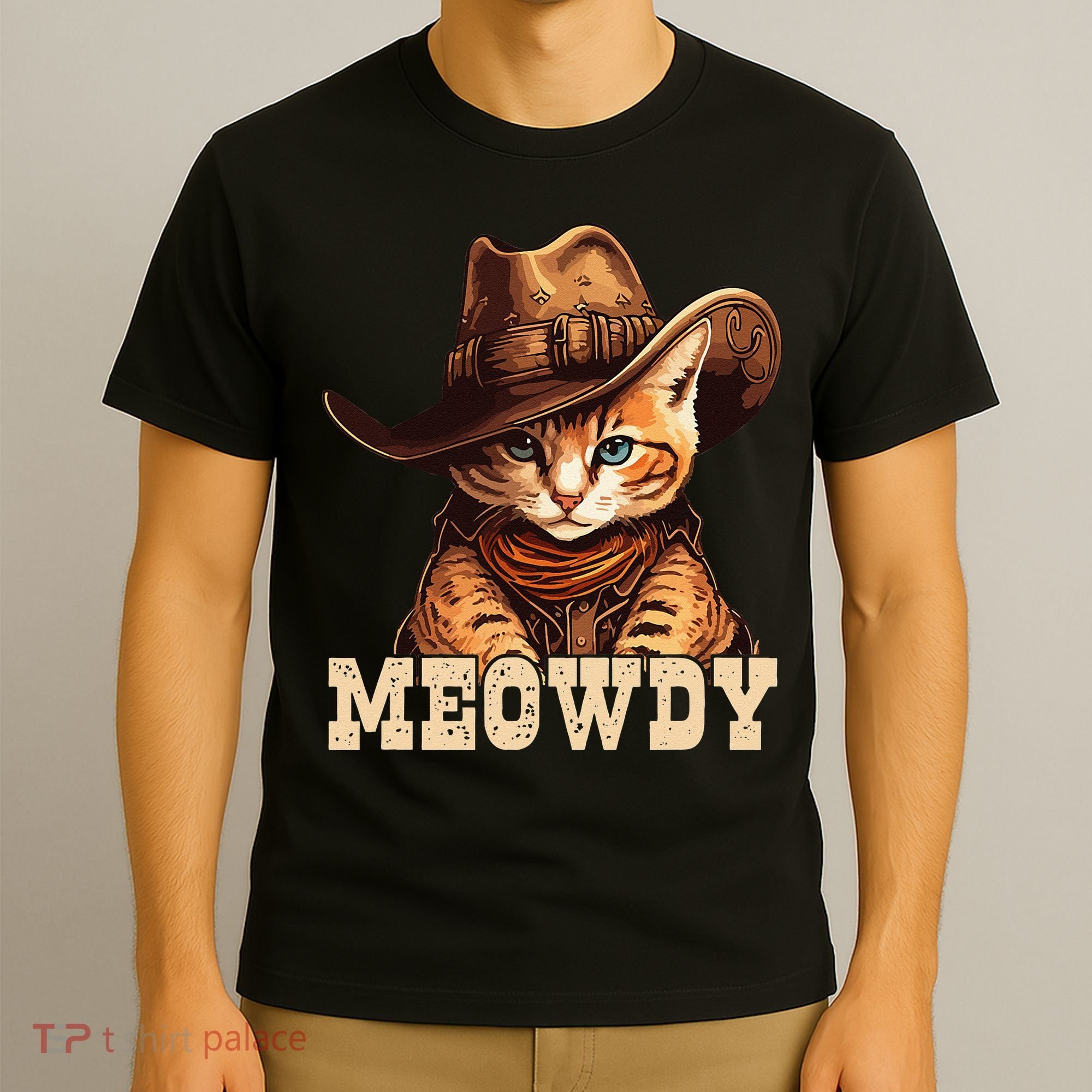 Cowboy Cat Meowdy T-Shirt