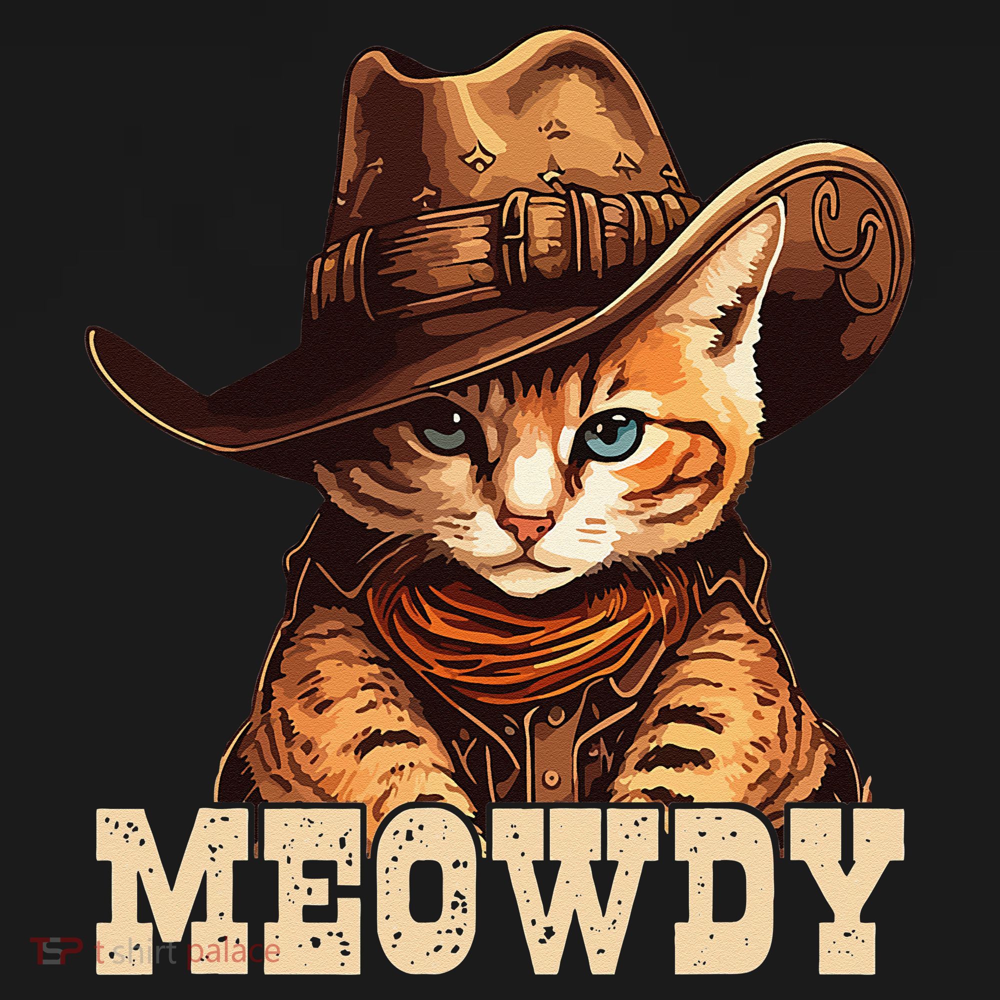 Cowboy Cat Meowdy Pajama Set