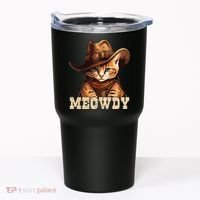Cowboy Cat Meowdy Tumbler thumb 0