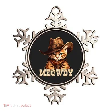 Cowboy Cat Meowdy Ornament