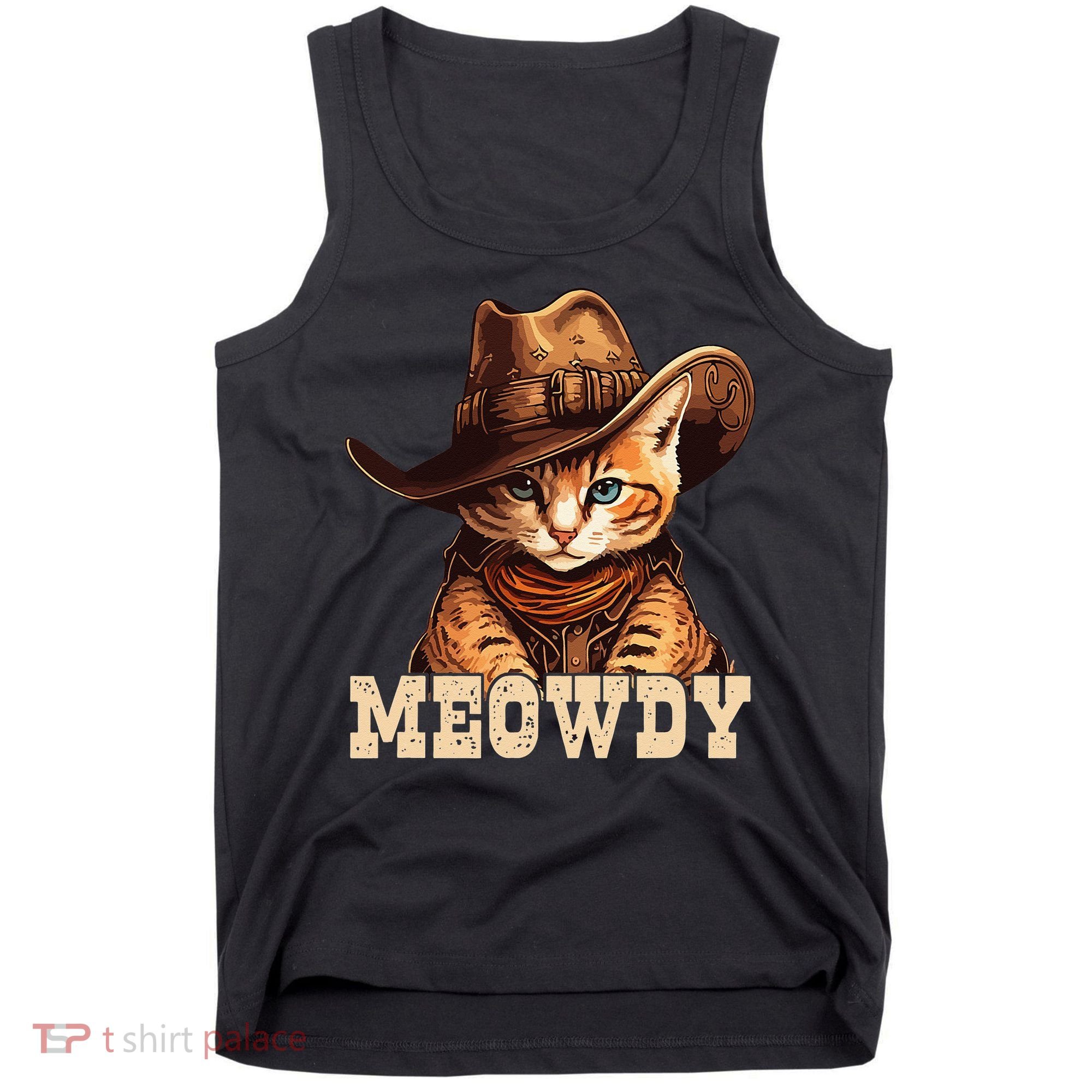 Cowboy Cat Meowdy Tank Top