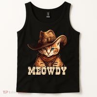 Cowboy Cat Meowdy Tank Top thumb 2