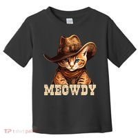 Cowboy Cat Meowdy Toddler T-Shirt thumb 0